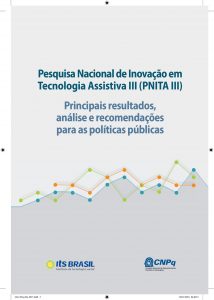 Livro "Pesquisa nacional de inovação em tecnologia assistiva III (PNITA III): principais resultados, análise e recomendações para as políticas públicas"